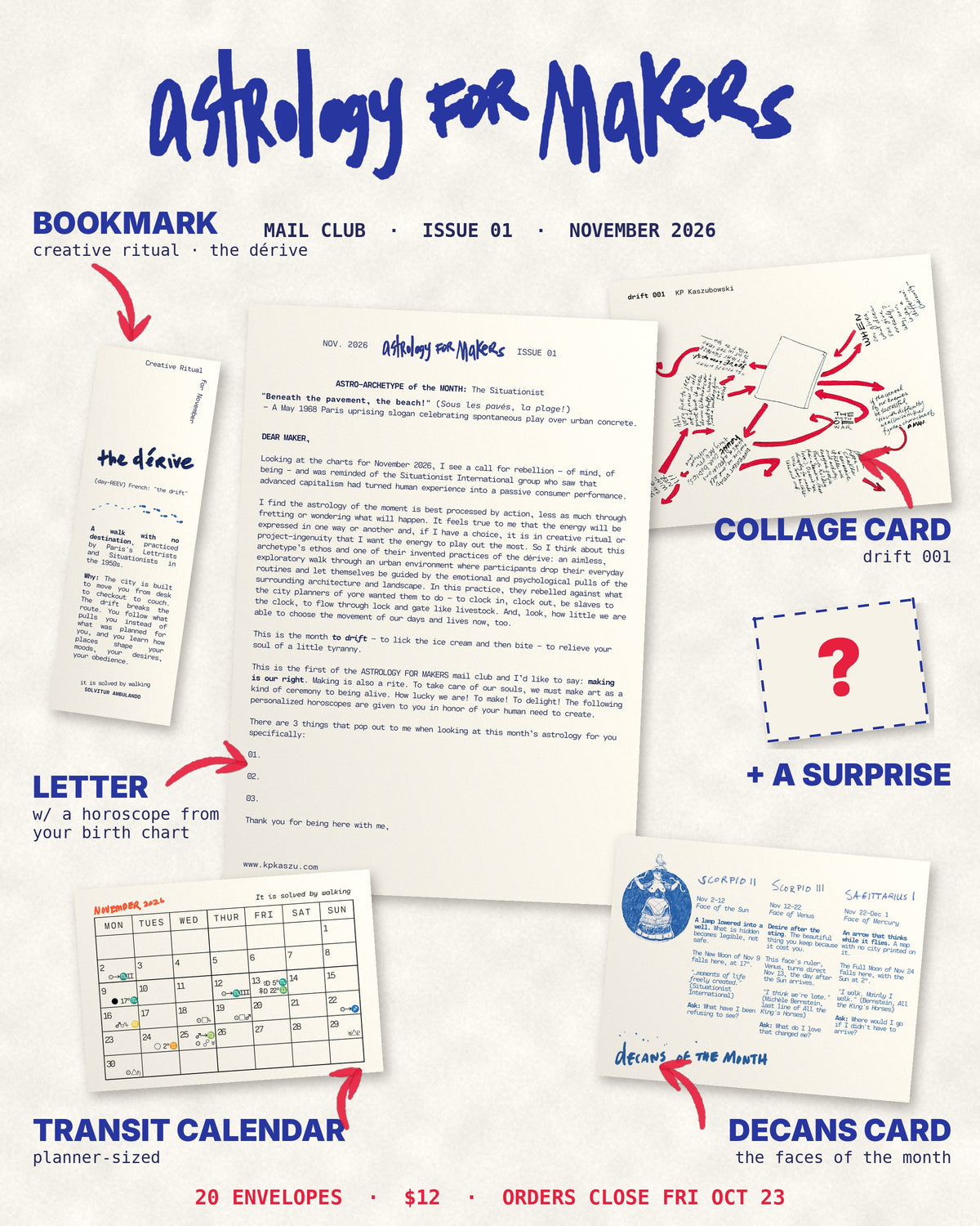 Astrology for Makers Mail Club